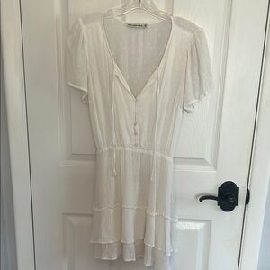 Abercrombie and Fitch White Petite Dress